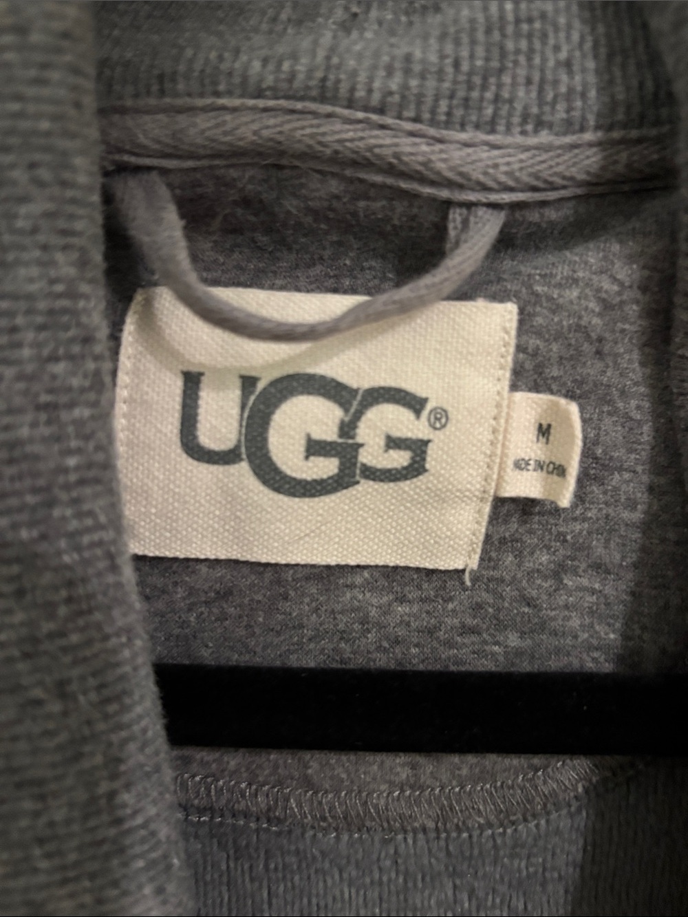 UGG Women's Charcoal Gray Shawl-Collar Robe Coat with Belt - Picture 2 of 6